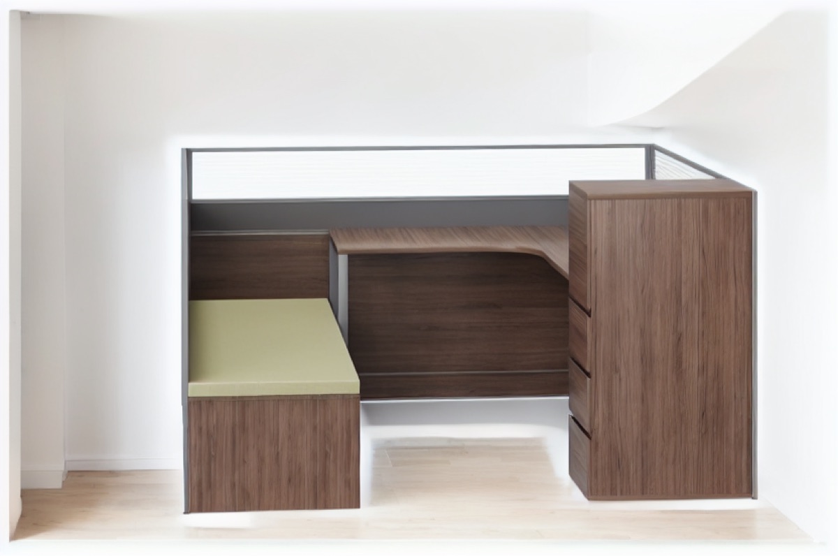 Meja Workstation — situasi kantor