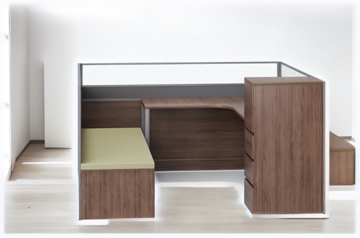 Meja Workstation — situasi kantor