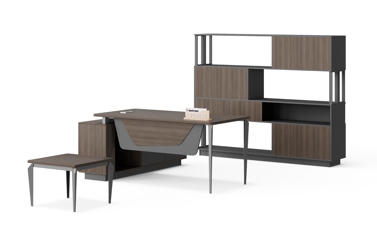 Meja Eksekutif L-Shape — BG-2634LA-G28