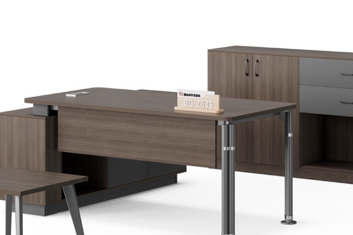 Executive L-Shape Desk — feature detail 1