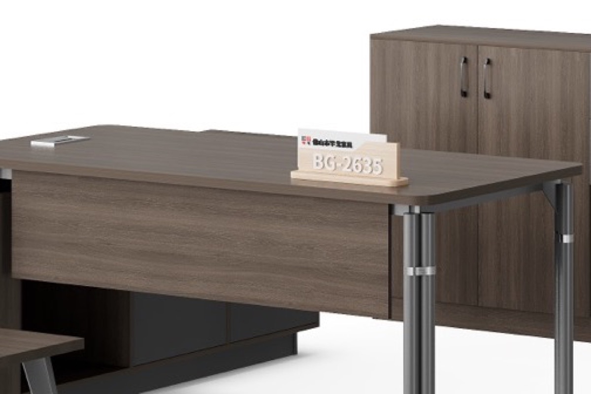 Executive L-Shape Desk — feature detail 2