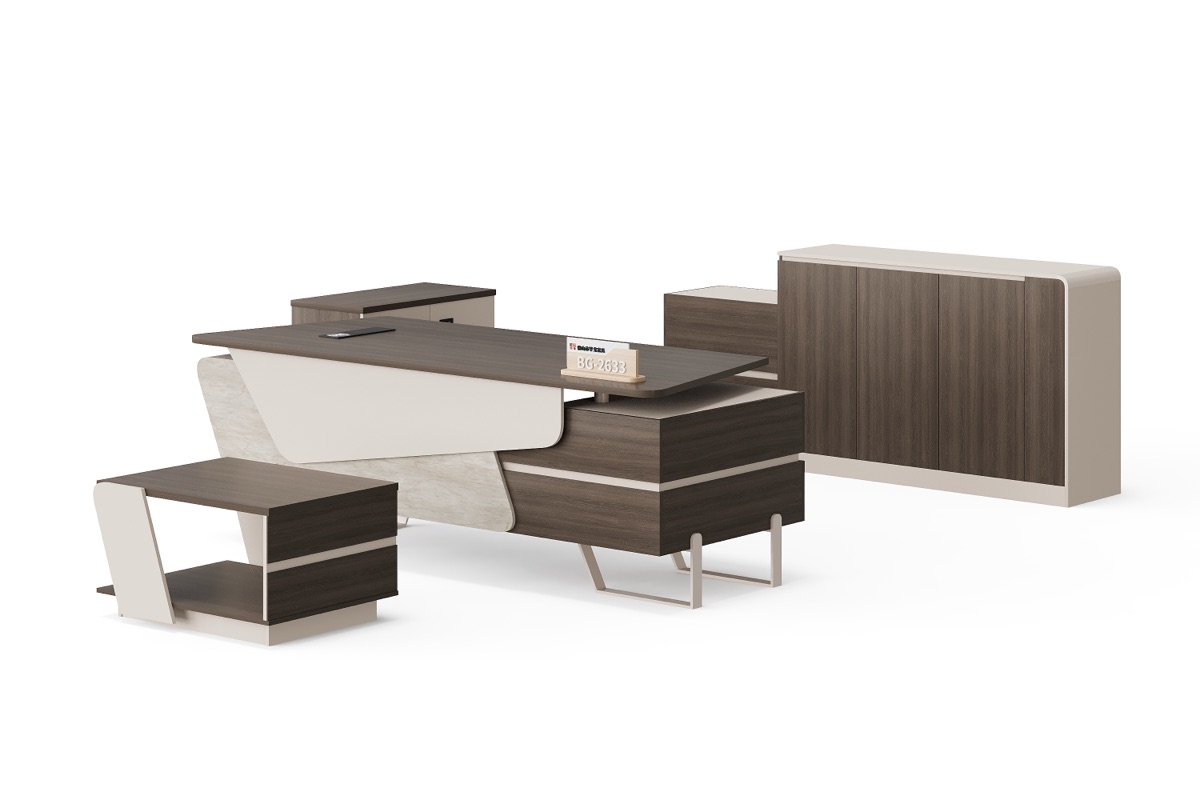 Meja Manajer + Kabinet — BG-2633A-G28